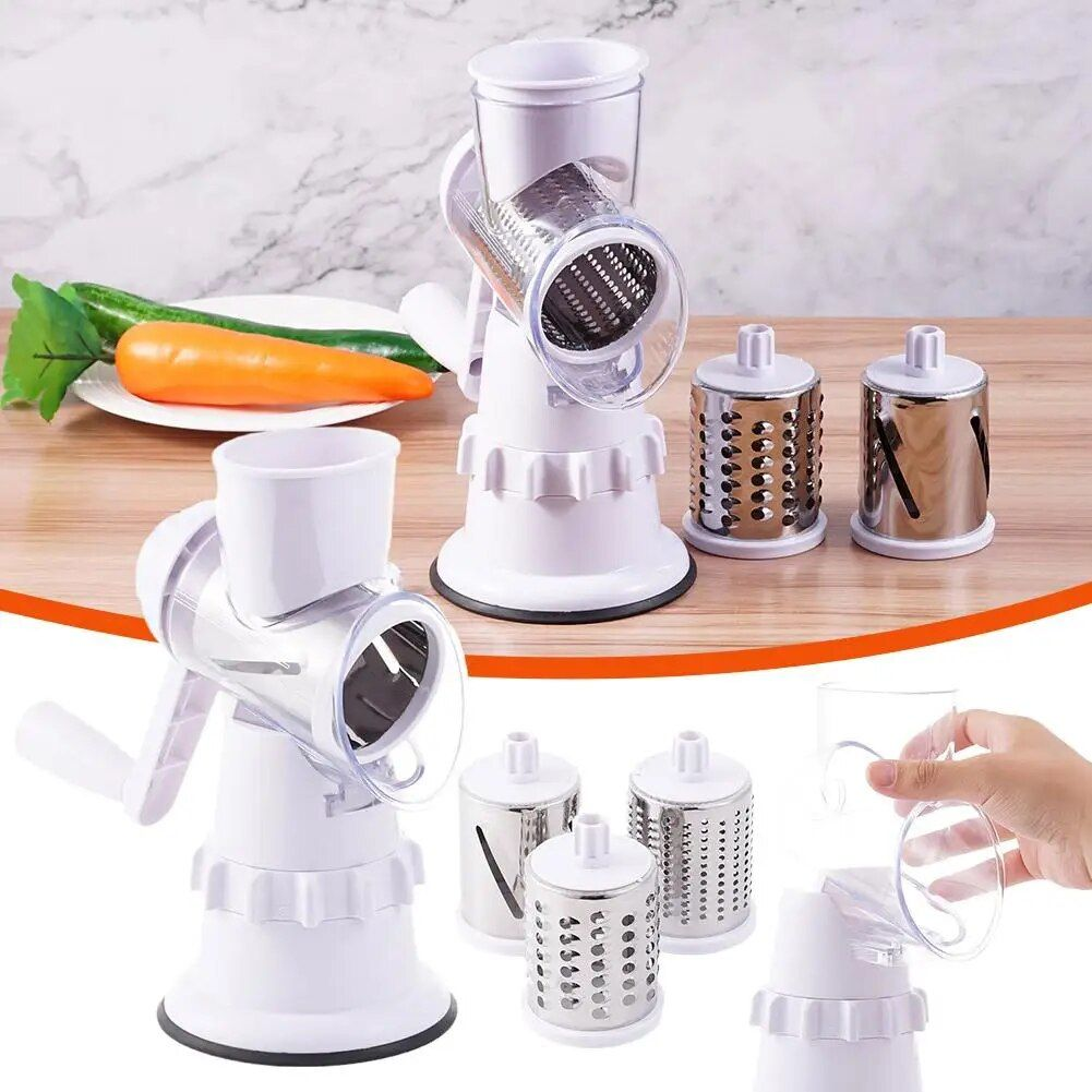 Multi-Function Manual Rotary Cheese Grater