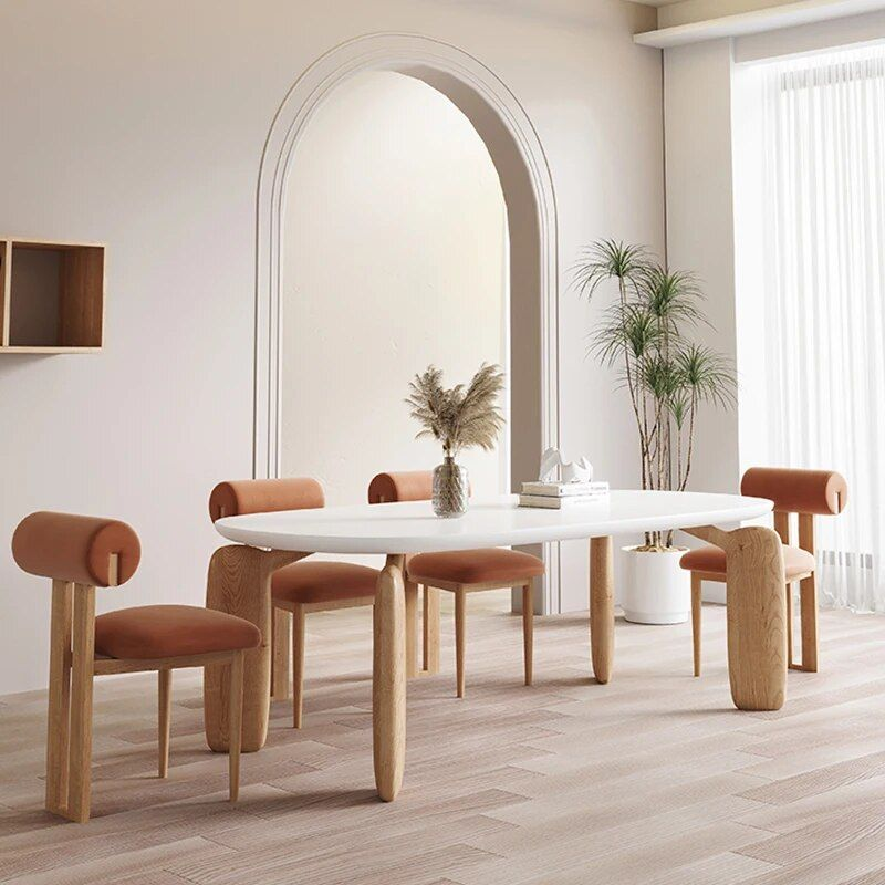 Characteristics of Luxurious Modern Oval Wood Dining Tables