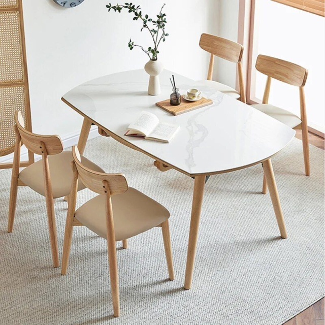 The Expandable Nordic Dining Table for 6 Person